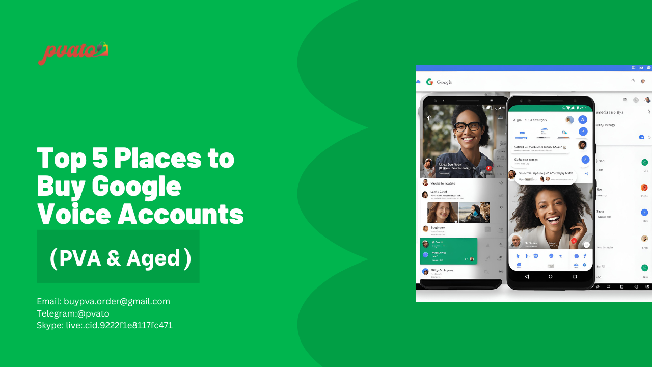 Top 5 Places to Buy Google Voice Accounts (PVA & Aged) Top 5 Places to Buy Google Voice Accounts (PVA & Aged)
